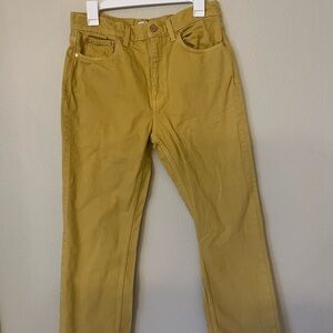 Esby Mustard Yellow Haley Jeans Size 26